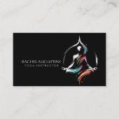 Anleitung für Abstrakte Pinselstriche Visitenkarte (Vorderseite)