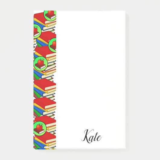 Anleitung für Bücher Post-it Klebezettel (Vorderseite)