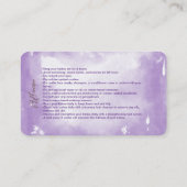 Anleitung für das hintere Pflegeobil-Logo Visitenkarte (Rückseite)