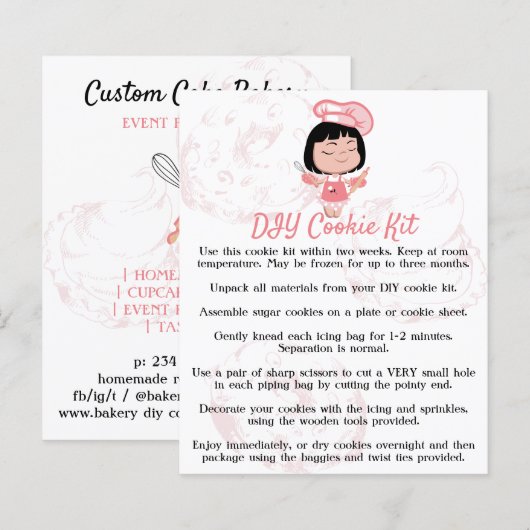 Anleitung für das Pink Lady Bakery-Dickicht-Kit (Vorne/Hinten)