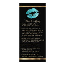 Anleitung für den aquamarinen Glitzer Lipstick