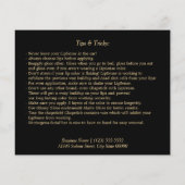 Anleitung für den Glitzer in Hot Pink Flyer (Hinten)