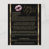 Anleitung für den Glitzer Pink Flyer (Hinten)