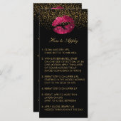 Anleitung für den Hot Pink Glitzer Lipsense Senege (Vorne/Hinten)