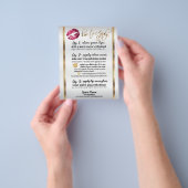 Anleitung für den Hübschen Glitzer (in Pink) Flyer (Gruppe)