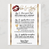 Anleitung für den Roten Glitzer Cinnamon 2 Flyer (Vorne)