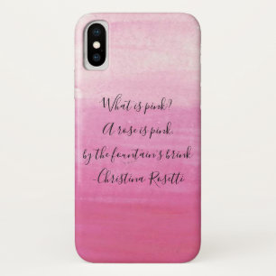 Anleitung für die handbemalten rosa Wasserfarben Case-Mate iPhone Hülle