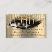 Anleitung für die Nachbehandlung: Eyelash Extensio Visitenkarte (Vorderseite)