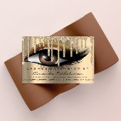 Anleitung für die Nachbehandlung: Eyelash Extensio Visitenkarte