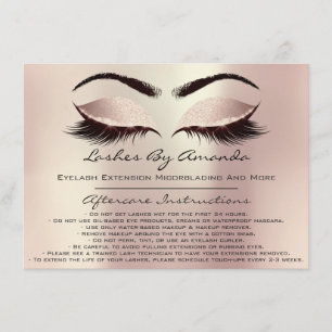 Anleitung für die Nachbehandlung Rosa Rose Gold Bl Einladung