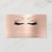 Anleitung für die Nachbehandlung Weiß Lashes Visitenkarte (Vorderseite)
