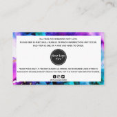 Anleitung für die Nachsorge im Wasserbereich 1 Vis Visitenkarte (Rückseite)