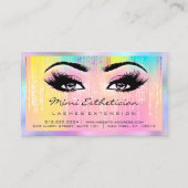 Anleitung für die Nachsorge Lash Rose Holograph Ra Visitenkarte (Vorderseite)