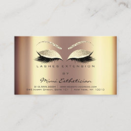 Anleitung für die Nachsorge Lashes Verlängerung Se Visitenkarte
