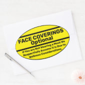 Anleitung für die Visitenkarte Ovaler Aufkleber (Umschlag)