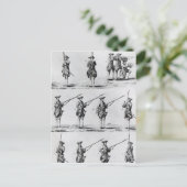 Anleitung für eine Bayonet-Bohrung Postkarte (Stehend Vorderseite)