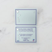 Anleitung für Hunde und Haustiere - Doggie-Bubble- Dankeskarte (Innenseite)