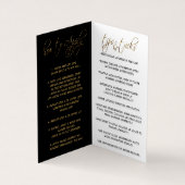 Anleitung für Red Lips & Gold Confetti Visitenkarten (Innenseite)