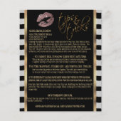 Anleitung für Rose Glitzer mit Streifen Flyer (Hinten)