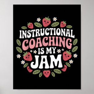 Anleitung Gecoacht ist mein Jam Teacher Coach Str. Poster