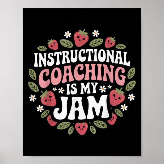 Anleitung Gecoacht ist mein Jam Teacher Coach Str. Poster (Vorne)