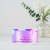 Anleitung nach der Behandlung Lashes Pink Tropfen  Visitenkarte (Stehend Vorderseite)