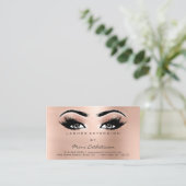 Anleitung nach der Behandlung Lashes Rose Peach Ey Visitenkarte (Stehend Vorderseite)