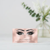 Anleitung nach der Behandlung Lashes Rose Pink Ski Visitenkarte (Stehend Vorderseite)