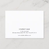 Anleitung nach der Pflege pink Visitenkarte (Rückseite)