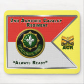 Anleitung zum Armored Cavalry Regiment Mousepad (Vorne)