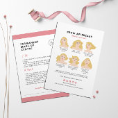 Anleitung zum dauerhaften Make-up Aftercare Visitenkarte