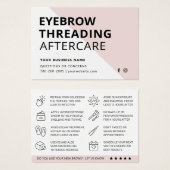 Anleitung zum Eyebrow Threading Aftercare (Vorne & Hinten)
