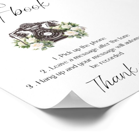 Anleitung zum Gästebuch für Hochzeiten (Ecke)