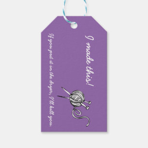 Anleitung zum Knittern von Geschenktasten Geschenkanhänger
