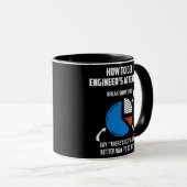 Anleitung zum Maschinenbauingenieur Tasse (VorderseiteRechts)