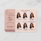 Anleitung zum Mikroblading der Augenbrauen Visitenkarte (Vorderseite)