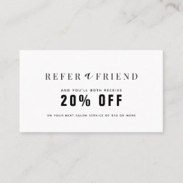 Anleitung zum Minimalistischen Schwarz-Weiß-Salon Visitenkarte