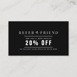 Anleitung zum Minimalistischen Schwarz-Weiß-Salon Visitenkarte