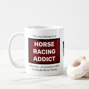 Anleitung zum Rennen des Pferdes Anzugeben Anfangs Kaffeetasse