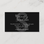 Anleitung zum Schwarzen Faxen nach Pflegehinweisen Visitenkarte (Vorderseite)