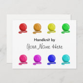 Anleitung zum Umhängen mit den Waschmitteln Postkarte (Vorne/Hinten)