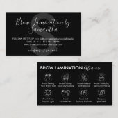 Anleitung zur Anleitung für die Anhäufung von schw Visitenkarte (Vorne/Hinten)