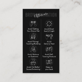 Anleitung zur Anleitung für die Anhäufung von schw Visitenkarte