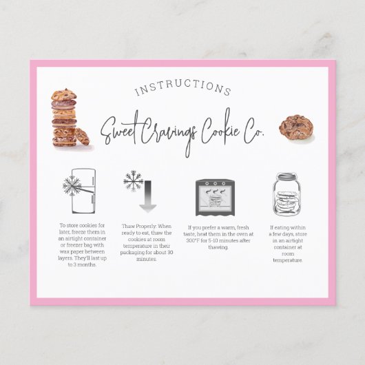 Anleitung zur Cookie-Pflege (Vorderseite)