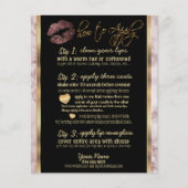 Anleitung zur dunklen Rose Glitzer Lip Marble 2 Flyer (Vorne)