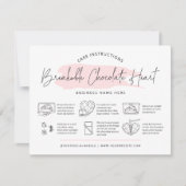 Anleitung zur Herzinsuffizienz Dankeskarte (Vorderseite)