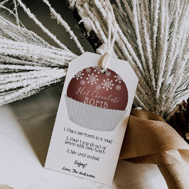 Anleitung zur Hot Chocolate Bomb Geschenkanhänger