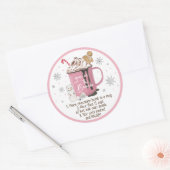 Anleitung zur Hot Chocolate Bomb Hot Cocoa Bomb Runder Aufkleber (Umschlag)