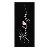 Anleitung zur Kerzenpflege & Kundendanke Werbekarte (Hinten)