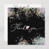 Anleitung zur Kerzenpflege und Kundendanke-Karte Dankeskarte (Vorne/Hinten)